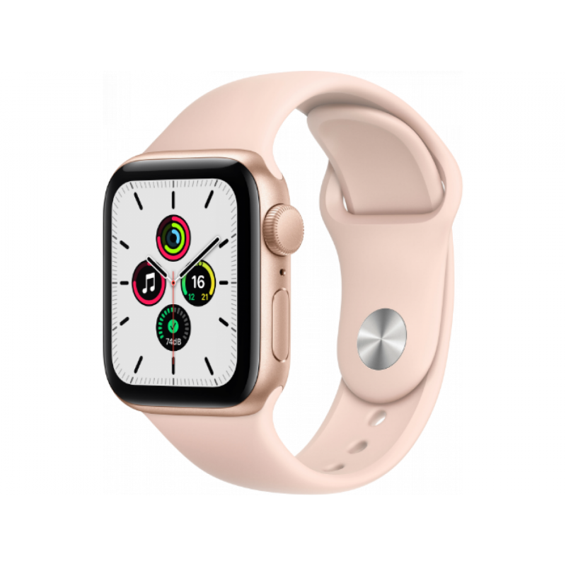 Apple Watch SE 44mm GPS+LTE Gold Aluminum Case w. White Sport Band (MYEP2) б/в